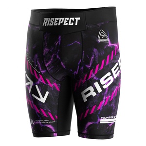 Shorts de compression Vale Tudo durables pour hommes, matière respirante, antidérapants, parfaits pour les arts martiaux, BJJ, MMA - Product Image 1