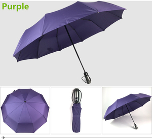 <span class=keywords><strong>Promo</strong></span> Logo sur mesure 10 K 23 pouces coupe-vent Triple entièrement automatique parapluie <span class=keywords><strong>parasol</strong></span> parapluie - Product Image 4