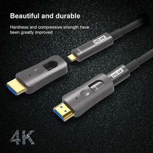 Câble <span class=keywords><strong>HDMI</strong></span> actif AOC A-D 1M 2M 3M <span class=keywords><strong>5M</strong></span> 10M 15M 20M 30M 50M 100M Fibre optique 3D 4K 8K 60Hz HD <span class=keywords><strong>Micro</strong></span> <span class=keywords><strong>HDMI</strong></span> - Product Image 2