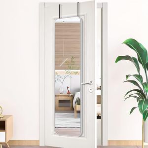 <b>Silver</b> Door <b>Mirror</b> 47 x 14 In Wall Mounted Full Length <b>Mirror</b> For Bedroom Bathroom - Product Image 3