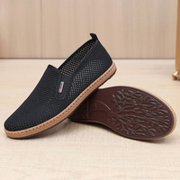 Espadrilles plates décontractées et respirantes en toile avec doublure en maille, confortables, à enfiler, pour femme, idéales pour l'été – Vente en gros