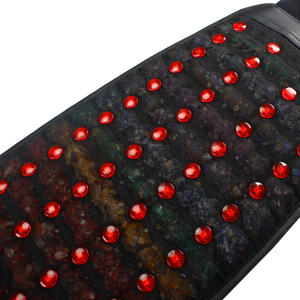 حزام خصر فاخر A020 من كريستال الأميثيست للتدفئة بتقنية PEMF مع العلاج بالضوء الأحمر/الأشعة تحت الحمراء وتدليك التورمالين قابل للتعديل - Product Image 3