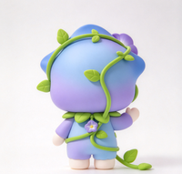 Figurine de collection OEM personnalisée en PVC et ABS, série Blind Box, personnage mignon Morning Glory, jouet artistique en vinyle, création sur mesure en usine
