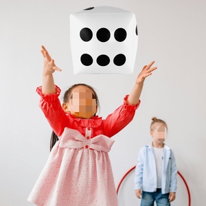 Juguete Inflable Gigante <span class=keywords><strong>de</strong></span> <span class=keywords><strong>Dados</strong></span> <span class=keywords><strong>de</strong></span> PVC con Puntos Negros para Juegos <span class=keywords><strong>de</strong></span> Piscina, Fiestas en la Playa y Actividades al Aire Libre - Product Image 3