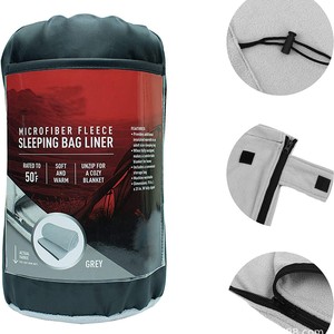 Forro de Saco de Dormir Woqi, Microfibra de Poliéster, Tipo Sobre, 520g, Transpirable, para Camping, Viajes, Mochilas, Unisex, Adulto - Product Image 3