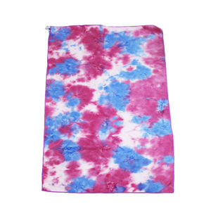 Nouvelle serviette de plage d'été en polyester écologique pliable 2 en 1 avec imprimé de dessin animé, sac à dos intégré avec cordon de serrage - Product Image 3