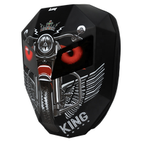 Sac à Dos LED LOY GTX Crown Knight avec Yeux LED Gros Coque Dure Étanche Casque Moto Contrôle App Hommes Motards