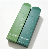 Cajas de Cartón Blancas Plegables para Empaque de Cosméticos y Cuidado de la Piel, Impresión Personalizada con Logotipo en Relieve