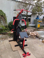 Station multifonctionnelle premium pour 3 personnes, équipement de gym commercial et domestique réglable, machine tout-en-un pour l'entraînement musculaire