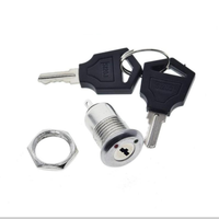 Interrupteur à clé électronique en acier inoxydable de 12 mm, interrupteur de verrouillage marche/arrêt, interrupteur de sécurité pour téléphone, interrupteur d'alimentation, 12*21 mm, 2 broches S1203