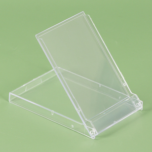 SUNSHING - Porta Tarjetas de Visita de 93x62x9mm, Material PS Transparente, Estuche para Tarjetas de Crédito, Caja para Tarjetas SIM, Expositor de Tarjetas Abatible para Oficina - Product Image 4