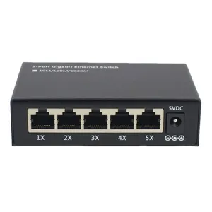 Network Gigabit Switch 5 Port Ethernet Switch Box 1000Mbps For Home Office Surveillance Splitter