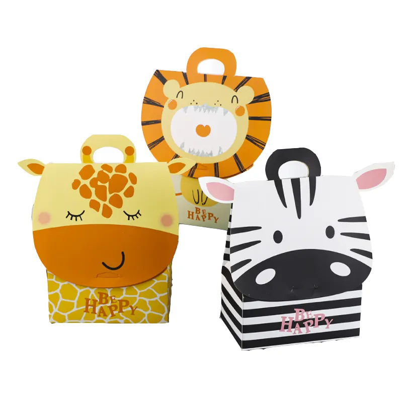 Luxury Lovely Kindergarten School Children Gift Cartoon gift packing bags For Baby Boys Girls kids party celebration gift bags