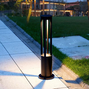 Lampe <span class=keywords><strong>de</strong></span> <span class=keywords><strong>jardin</strong></span> en aluminium DC pour extérieur, IP65 étanche, 30 cm, 40 cm, 60 cm, lampadaire LED moderne pour hôtel, villa, parc, éclairage <span class=keywords><strong>de</strong></span> chemin - Product Image 1