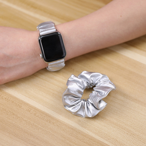 Bracelet de montre intelligente pour Apple Watch Series 9 Bracelet élastique en nylon avec <span class=keywords><strong>boucle</strong></span> et <span class=keywords><strong>scrunch</strong></span> - Product Image 2