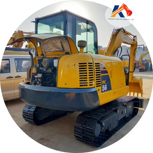 5ton Pc56-7 Japan Brand Excavator <b>Mini</b> <b>Pc</b> 56 Crawler Earth Digger Used komatsu Pc56 Machine - Product Image 1