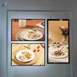 Vendita sconto di fabbrica negozio di alta qualità <span class=keywords><strong>Cinema</strong></span> doppio lato Menu <span class=keywords><strong>Poster</strong></span> vetro temperato cornice in alluminio Led pubblicità scatola luminosa - Product Image 5