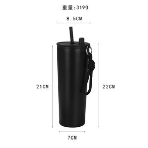 Termo Portátil de Acero Inoxidable Ecológico de 710 ml, Anticaídas, Aislado, de Gran Capacidad, para Viajes al Aire Libre, con Correa - Product Image 6