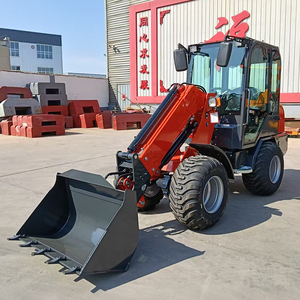 Pengiriman Gratis Mini Wheel <span class=keywords><strong>Loader</strong></span> Pertanian Kebun Diesel Wheel <span class=keywords><strong>Loader</strong></span> Penggerak Empat Roda Full Hidrolik Wheel <span class=keywords><strong>Loader</strong></span> Kecil - Product Image 5