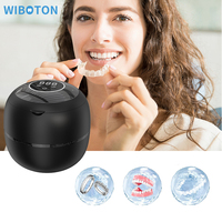 Nettoyeur ultrasonique 45 kHz pour appareils dentaires - Nettoyeur dentaire électrique pour prothèses, aligneurs, protège-dents et bijoux