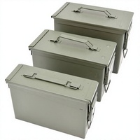 Stock disponible, utilisations multiples, vente chaude aux États-Unis et en Europe, étui de rangement tactique en fer pour munitions calibre .30 M19A1, étanche à la poussière
