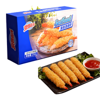 Camarones Empanizados IQF, Camarones Pre-fritos Congelados, Camarones Tempura Listos para Cocinar, Camarones Panko Ebi Furai para Catering