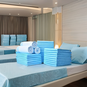 Almohadillas de cama para incontinencia impermeables 60*90, 5 almohadillas lavables con protector contra fugas para bebés y adultos, saco de dormir - Product Image 1