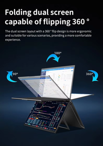 OEM ขาตั้งแล็ปท็อปขนาด15.6นิ้ว FHD จัดส่งรวดเร็วจอมอนิเตอร์พกพาได้บางเฉียบจอมอนิเตอร์ HDR จอคู่ VESA หลายหน้าจอสำหรับ IPS - Product Image 3