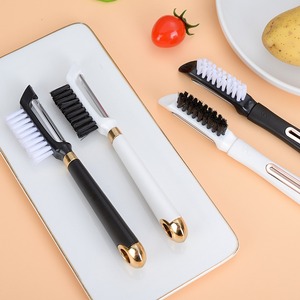 Manuel d'éplucheur de fruits et légumes multifonction en acier inoxydable <span class=keywords><strong>japonais</strong></span> pour cuisine commerciale et restaurant avec brosse - Product Image 4
