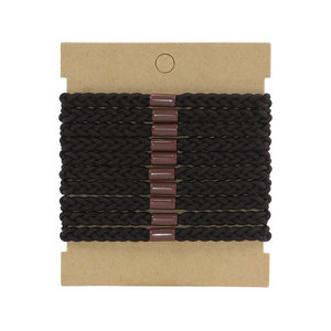 10 unids/pack lazo de pelo trenzado para hombres lazos de pelo <span class=keywords><strong>Kknekki</strong></span> de alta elasticidad - Product Image 6