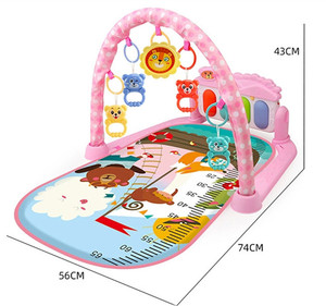 Alfombra multifuncional para gimnasio de bebé con Pedal, Piano y sonajero, juguetes de poliéster, actividad, Fitness y Manta para <span class=keywords><strong>dormir</strong></span> - Product Image 4