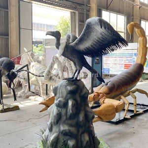 Modèle d'oiseau animatronique Teratornithidae, réplique de faucon à ailes écartées pour parc à thème animalier - Product Image 4