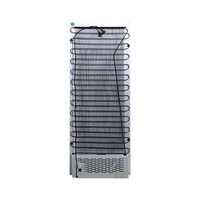 Réfrigérateur de présentation commercial Meisda SC235 235L à refroidissement direct et porte vitrée simple pour supermarché