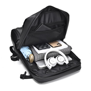 Laptop <b>Backpack</b> 15 Inches <b>Large</b> Capacity Casual Travel Commuting Business <b>Backpack</b> Solid Color Male - Product Image 3