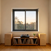 Ventana Corredera de Aluminio y Vidrio con Aislamiento Térmico, Sellada, Impermeable, Resistente a la Humedad y al Óxido, para Cocina, en Oferta