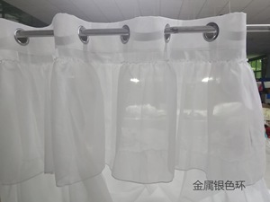 Rideau noir à tiges en <span class=keywords><strong>voile</strong></span> transparent, tissu à volants pour mariage - Product Image 6