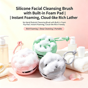 LEDUNSilicone Facial Cleansing Brush Facial Beauty Massage Silicone Facial Cleansing Brush Pore-Cleansing Facial Cleansing Brush - Product Image 2