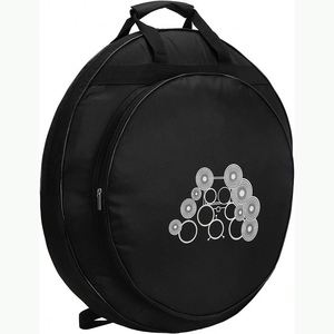 Échantillon gratuit : Sac de transport pour cymbales avec compartiment pour hi-hat de 15 pouces et poches extérieures, tissu robuste, bretelles rembourrées - Product Image 3