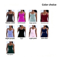 Soutien-gorge de sport pour femme à bretelles croisées, sans couture, en Spandex/Nylon, maintien élevé - Design tendance, couleurs unies pour tenues polyvalentes