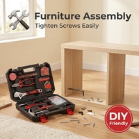 Ensemble d'outils de mécanicien portable professionnel de 37 pièces pour les tâches de bricolage à usage général