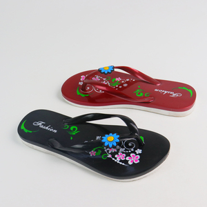 โรงงานขายส่งออกแบบรองเท้าแตะฤดูร้อนรองเท้าแตะรองเท้าแตะหรูหราสําหรับผู้หญิงแบน - Product Image 2