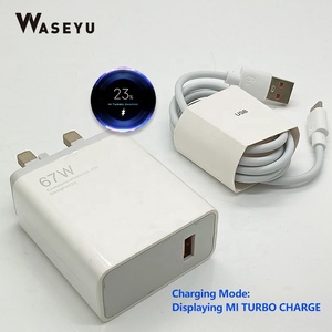 Adaptador de Carga Rápida Turbo de 6A con Cable Tipo C de 67W para Xiaomi <span class=keywords><strong>Mi</strong></span> 17 16 15 POCO X5 <span class=keywords><strong>X4</strong></span> Pro Redmi Note 9 10 - Product Image 3