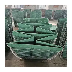 Precio bajo Gabion Stone Basket/Malla soldada Retención Lattice Wall Gabion Fence Stone Cage