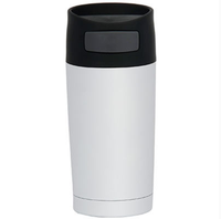 Vente en gros de tasses en acier inoxydable et de mugs de voyage pour le café, 350 ml, style américain, pour la rentrée scolaire, avec logo personnalisé
