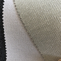 Entoilage en voile élastique thermocollant 100 % polyester soluble dans l'eau pour casquettes