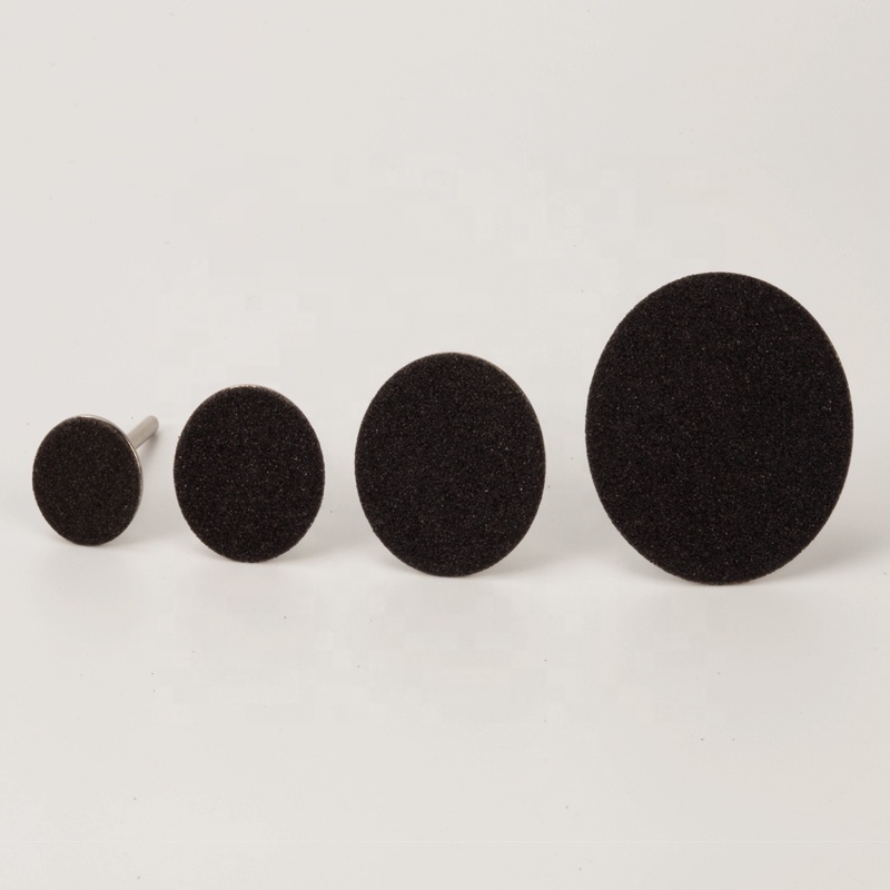 100 шт./кор. профессиональные инструменты для электрической резки ногтей, силиконовая карбидная абразивная сменная педикюрная круглая наждачная бумага для дисков