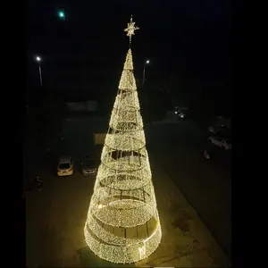 Lampu Pohon Natal 15M, Lampu Dekorasi Luar Ruangan
