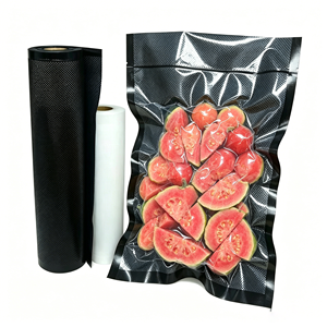 Factory Direct Embossed Food Grade Transparent <b>Vacuum</b> Sealer <b>Bags</b> Heat Seal BPA Free for Seafood Meat and Fruit Packaging OEM - Product Image 1