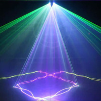 Projecteur laser RGB DMX512 à 2 yeux, indice de protection IP33, Ra90, animation, éclairage de scène disco DJ pour bars, clubs, fêtes