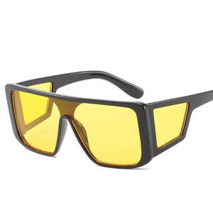 نظارات شمسية رياضية مصنوعة حديثًا بشعار مخصص للرجال والنساء نظارات شمسية مقاومة للرياح لركوب الدراجات بإطارات زرقاء وسوداء للجري الخارجي - Product Image 6